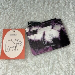 Ivory Ella Orchid Tie Dye ID Case NEW